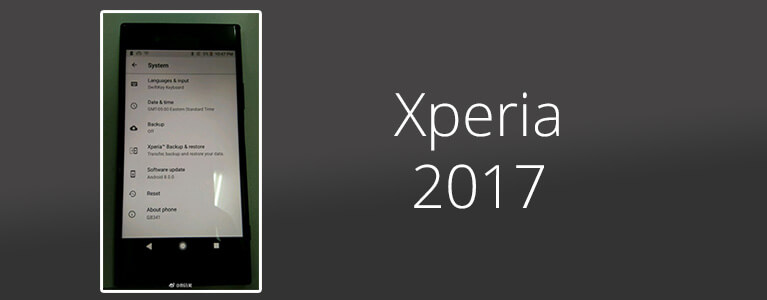 3種類の未発表Xperiaの実機写真がリーク。一部機種では指紋センサーが背面へ