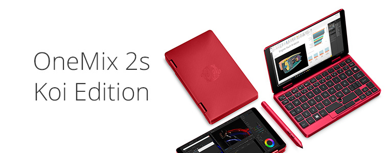 錦鯉の赤、7" 2in1 PCのOne Mix 2S Koi Editionが予約受付中。自分へのお年玉にも?