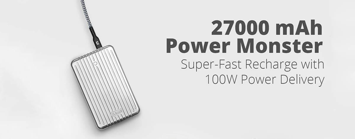 USB PD 100W+60Wの計4ポートでMacBookを1.5時間で充電可。最強モバブZendure SuperTankが日本上陸