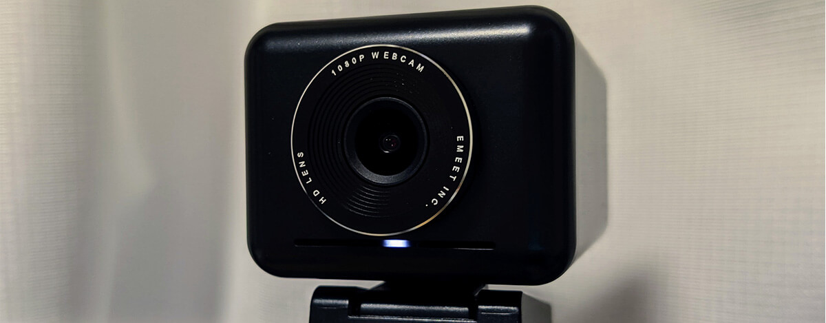 ウェブカメラeMeet AI Webcam Jupiterレビュー。顔認識で自動ズーム、96°広角カメラ