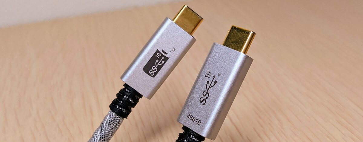 652円でUSB 3.1 Gen2!? Verbatim USB Type-C to Cケーブルレビュー。PD 100W、映像出力も対応