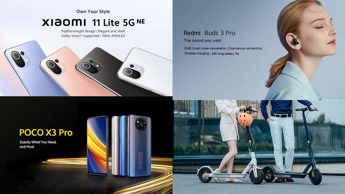 Xiaomi 11T、Mi 11 Lite 5G NE、POCO X3 Proなどが11.11セールで特価に。先着プレゼントも