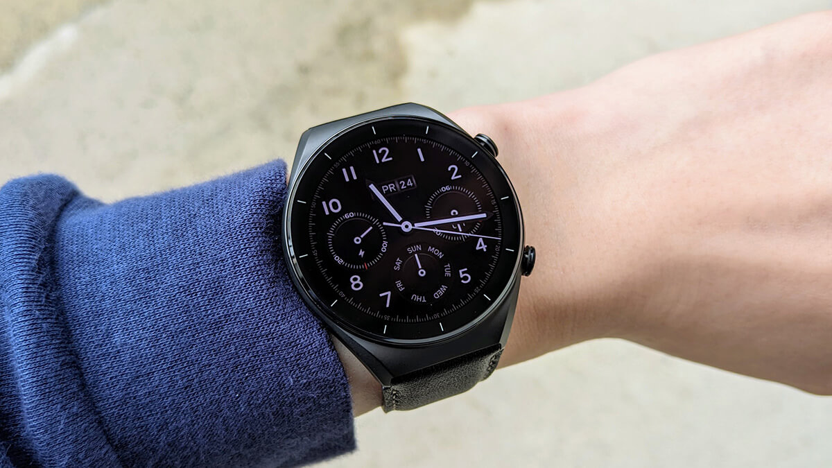 Xiaomi Watch S1スマートウォッチ レビュー。滑らかに動く常時表示可能 