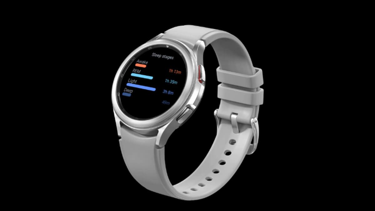 Galaxy Watch 4 Classicスマートウォッチ白色が$259.99。回転ベゼル搭載、体脂肪率や体内水分量も分かる